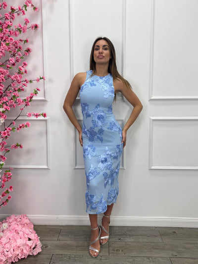 June | Serelia Vestido De Noche Elegante Con Estampado Floral Karol Firenze