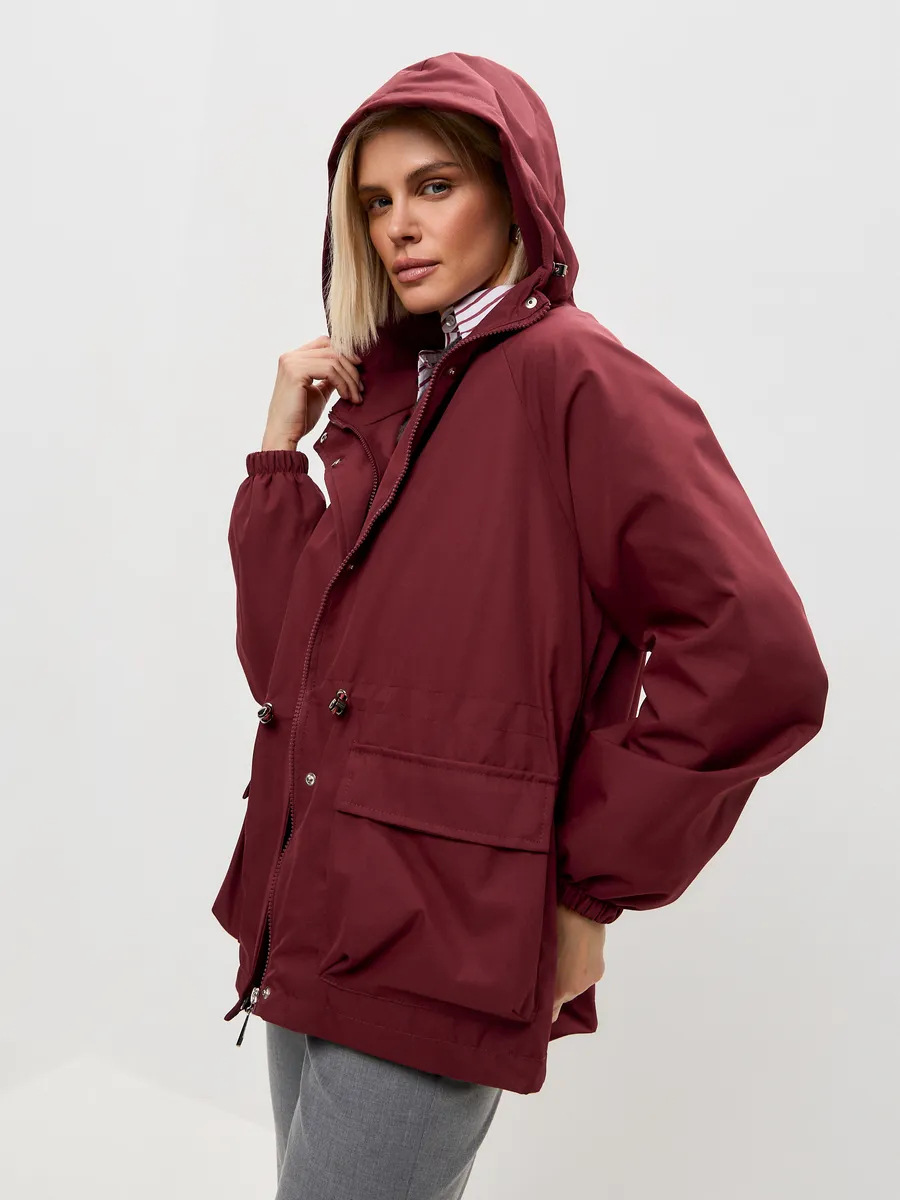 SOFÍA  | chaqueta impermeable con capucha ajustable Karol Firenze