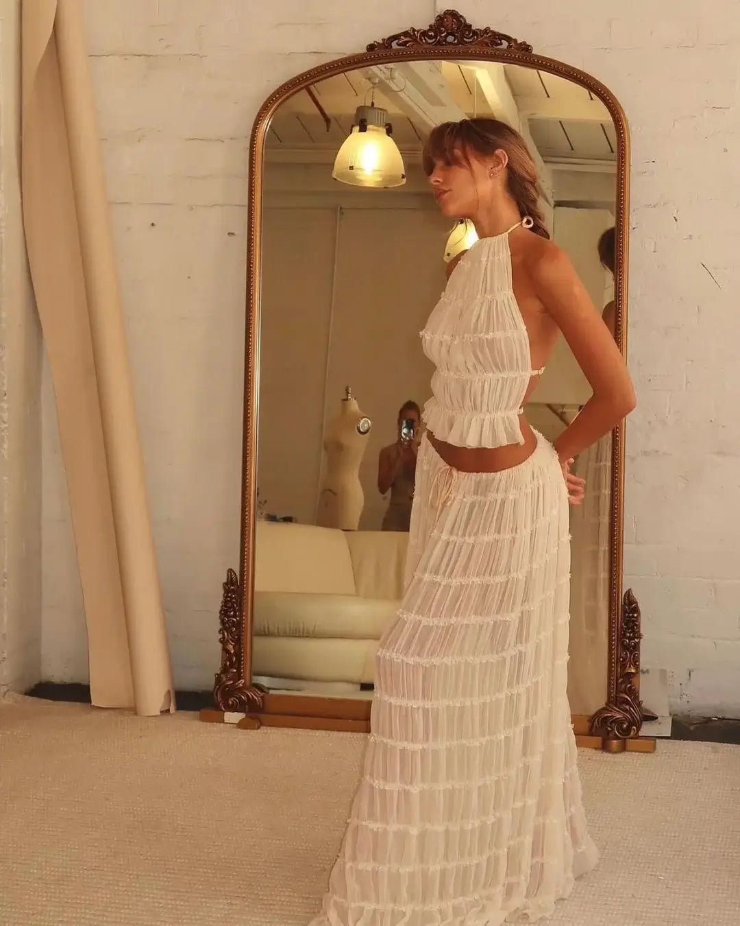 Solerina | Conjunto Boho Con Volantes Karol Firenze
