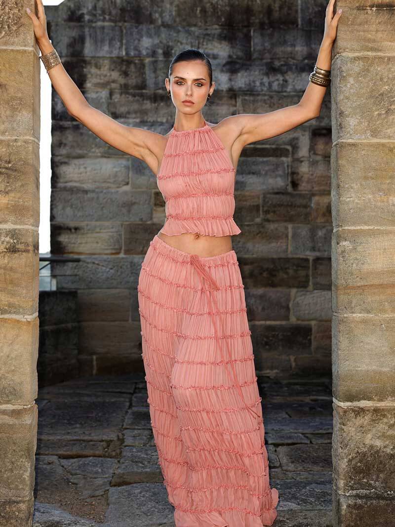 Solerina | Conjunto Boho Con Volantes Karol Firenze