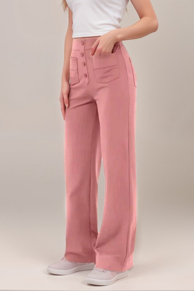 Carmen | Pantalones Elásticos De Cintura Alta