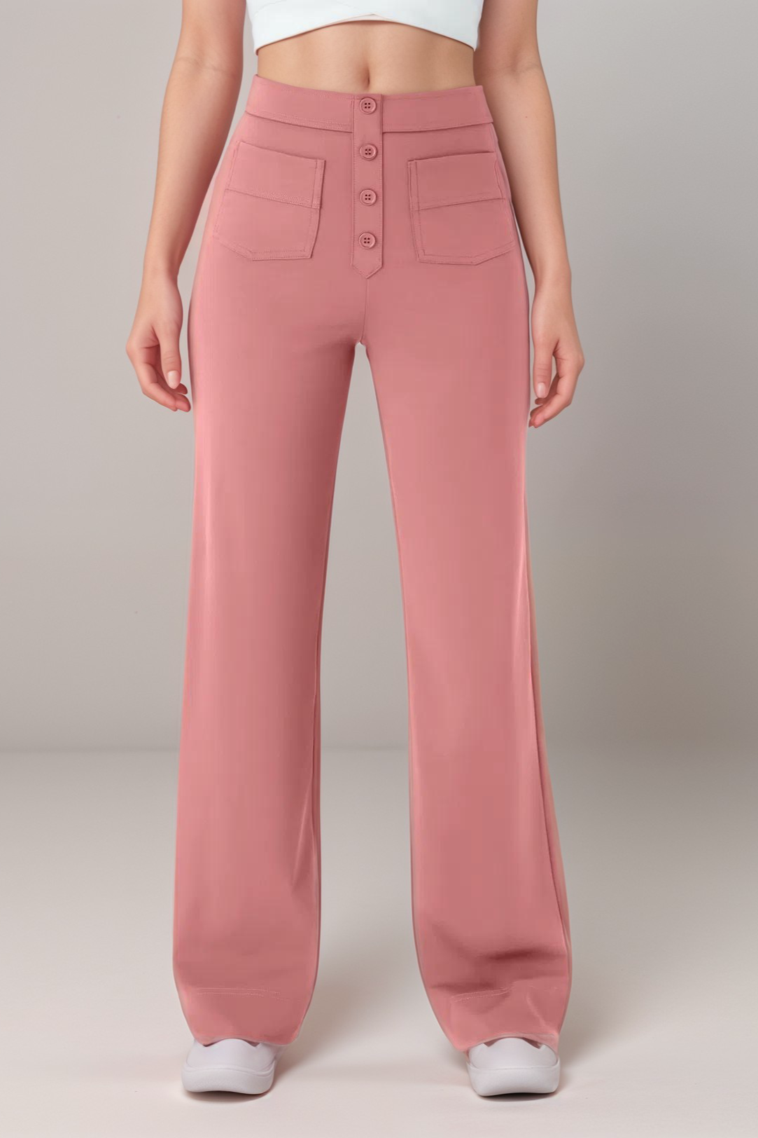Carmen | Pantalones Elásticos De Cintura Alta