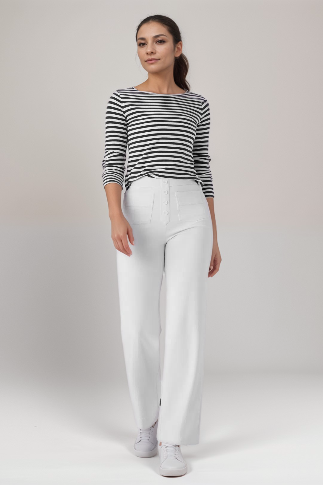 Carmen | Pantalones Elásticos De Cintura Alta
