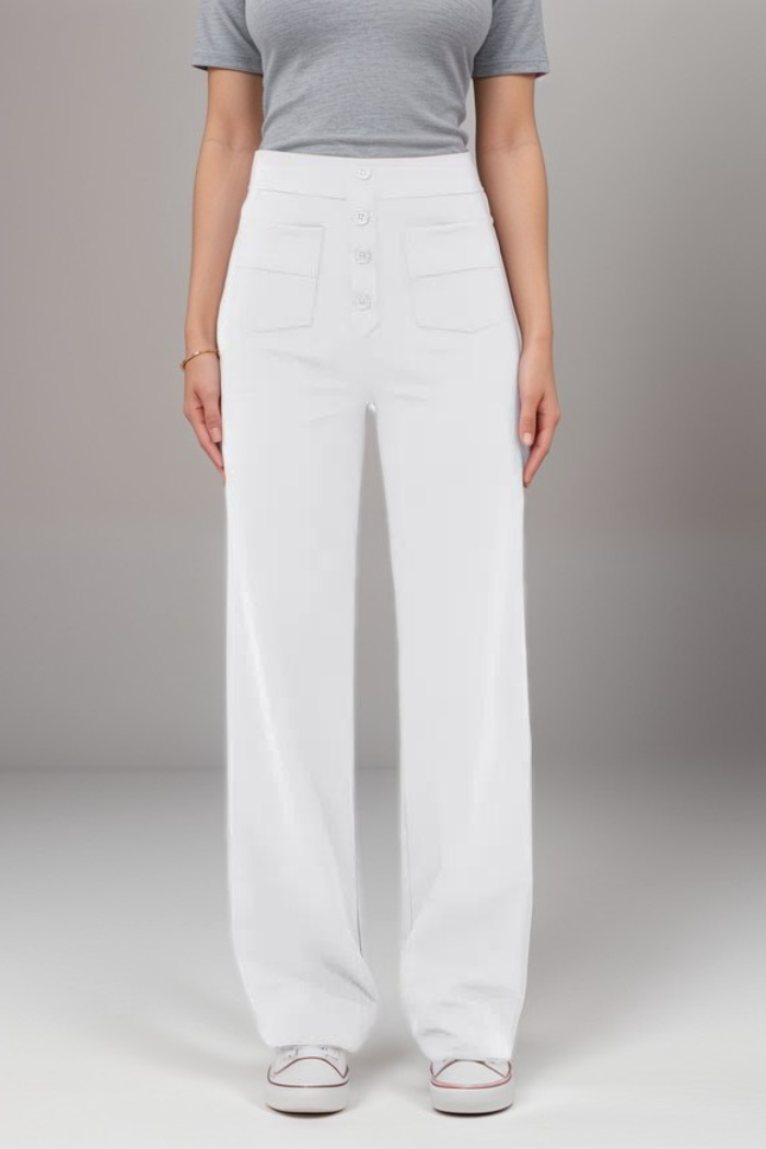 Carmen | Pantalones Elásticos De Cintura Alta