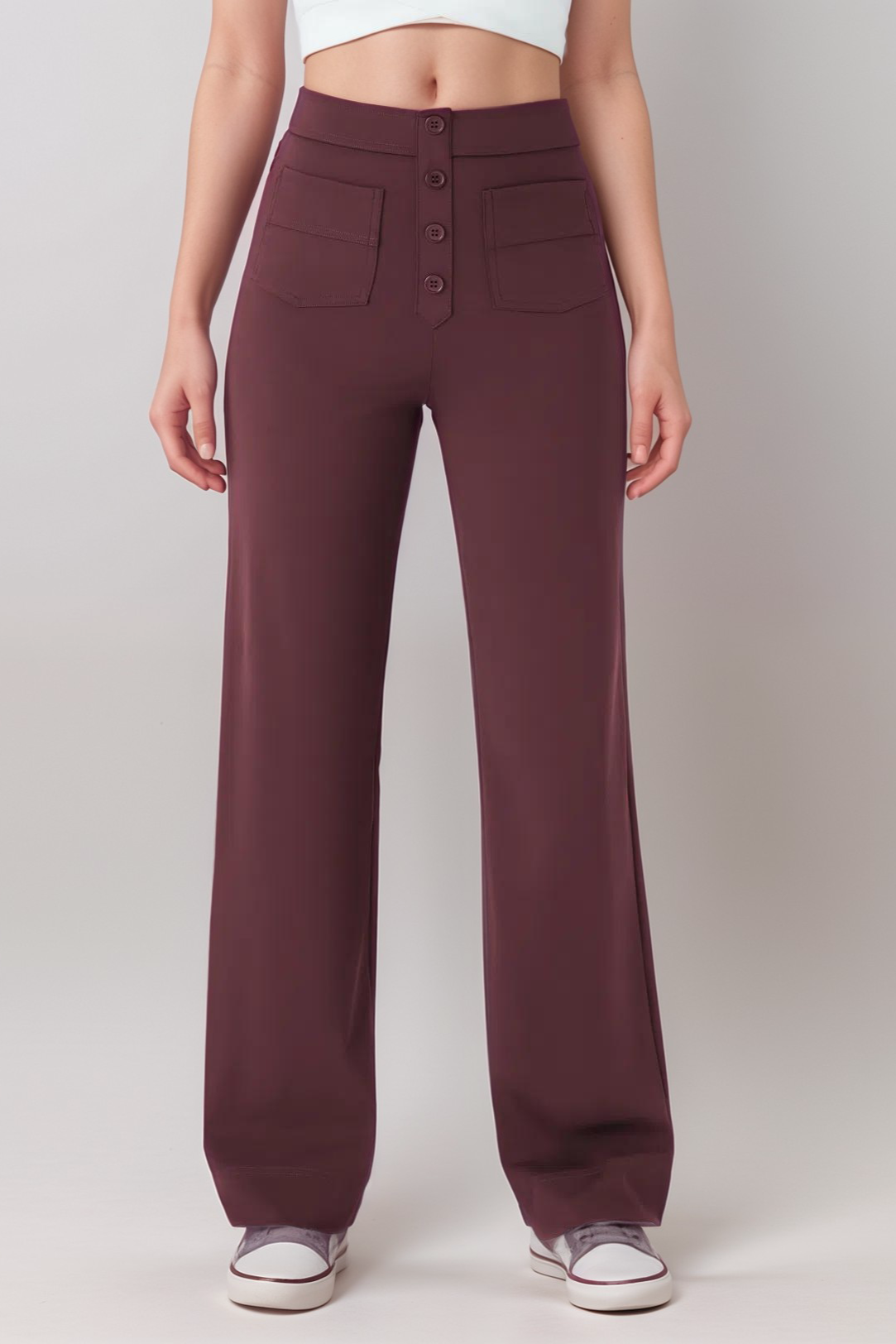 Carmen | Pantalones Elásticos De Cintura Alta