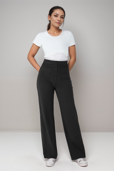 Carmen | Pantalones Elásticos De Cintura Alta