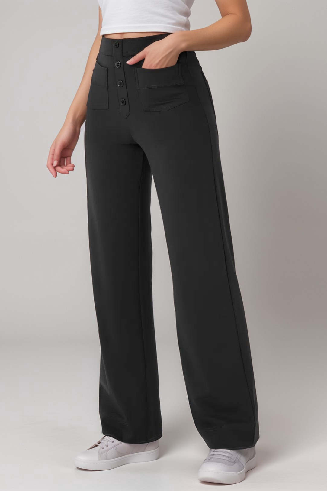Carmen | Pantalones Elásticos De Cintura Alta
