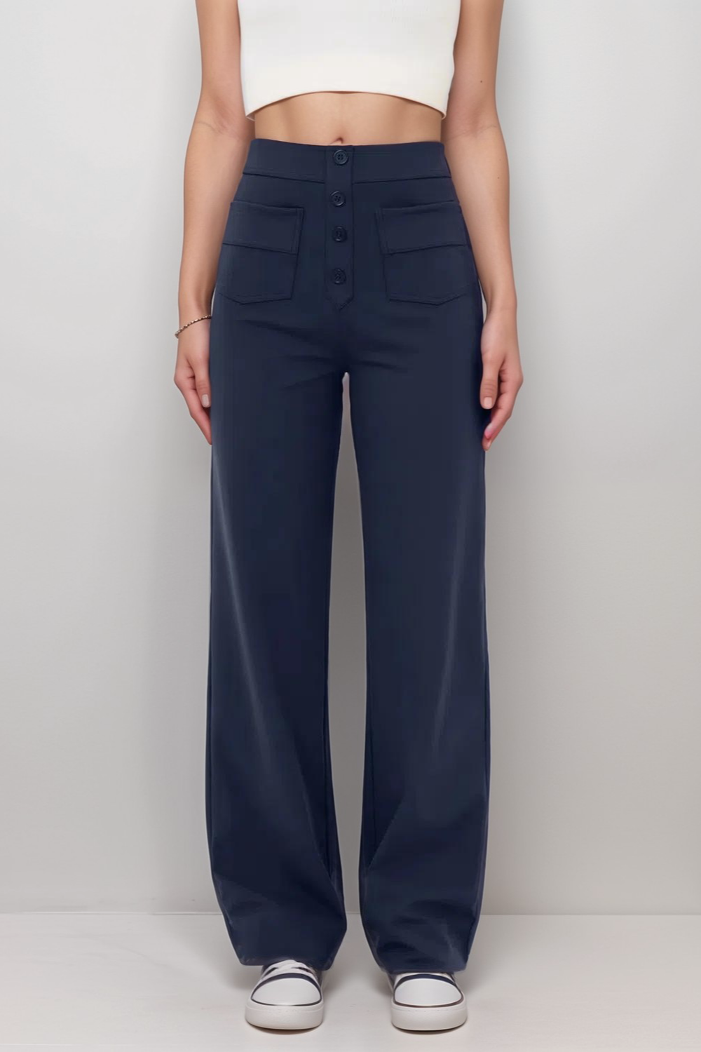 Carmen | Pantalones Elásticos De Cintura Alta