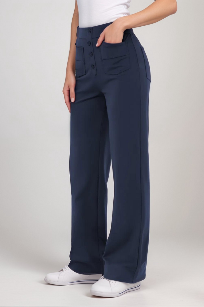 Carmen | Pantalones Elásticos De Cintura Alta