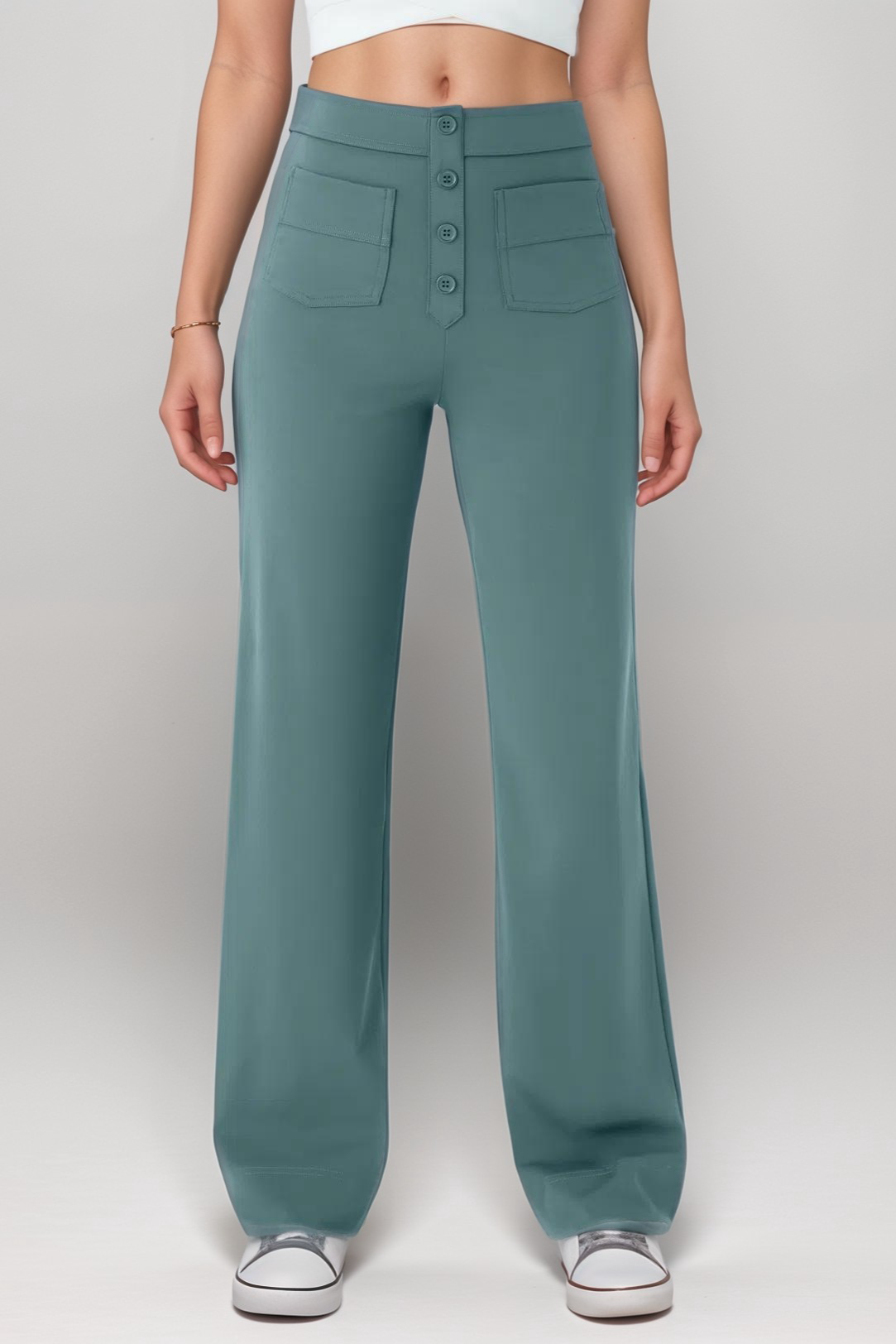 Carmen | Pantalones Elásticos De Cintura Alta