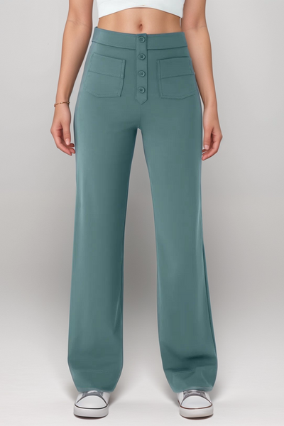Carmen | Pantalones Elásticos De Cintura Alta