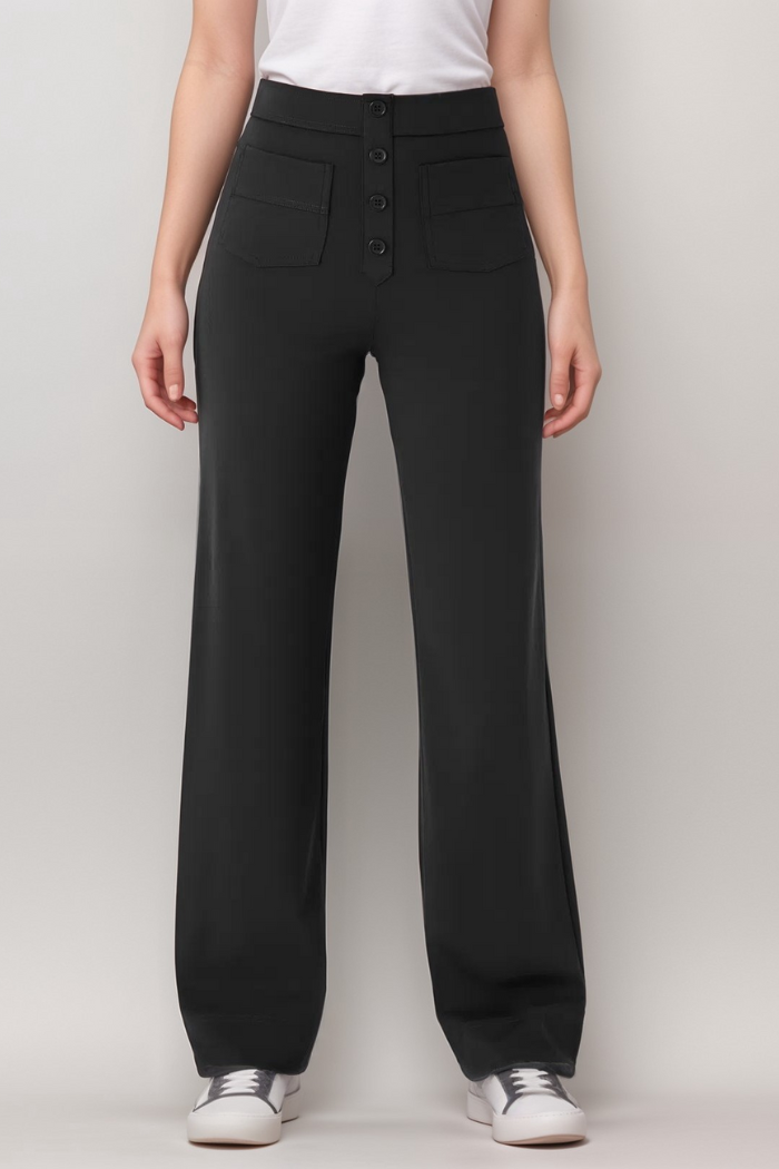 Carmen | Pantalones Elásticos De Cintura Alta