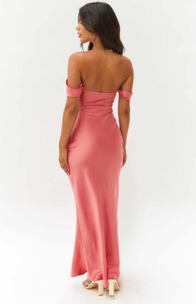 Rosalia | Vestido Satén Off-Shoulder Karol Firenze