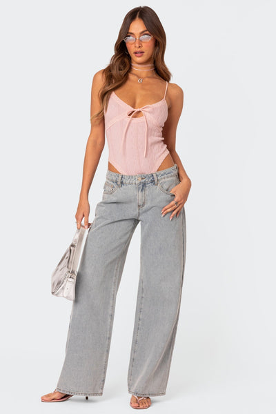 Emma | Jeans Oversized Con Lazos