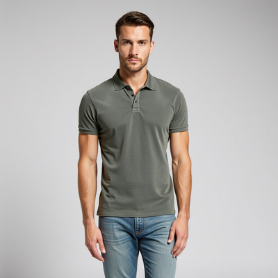 Luis | Camisa Polo Con Efecto Desgastado