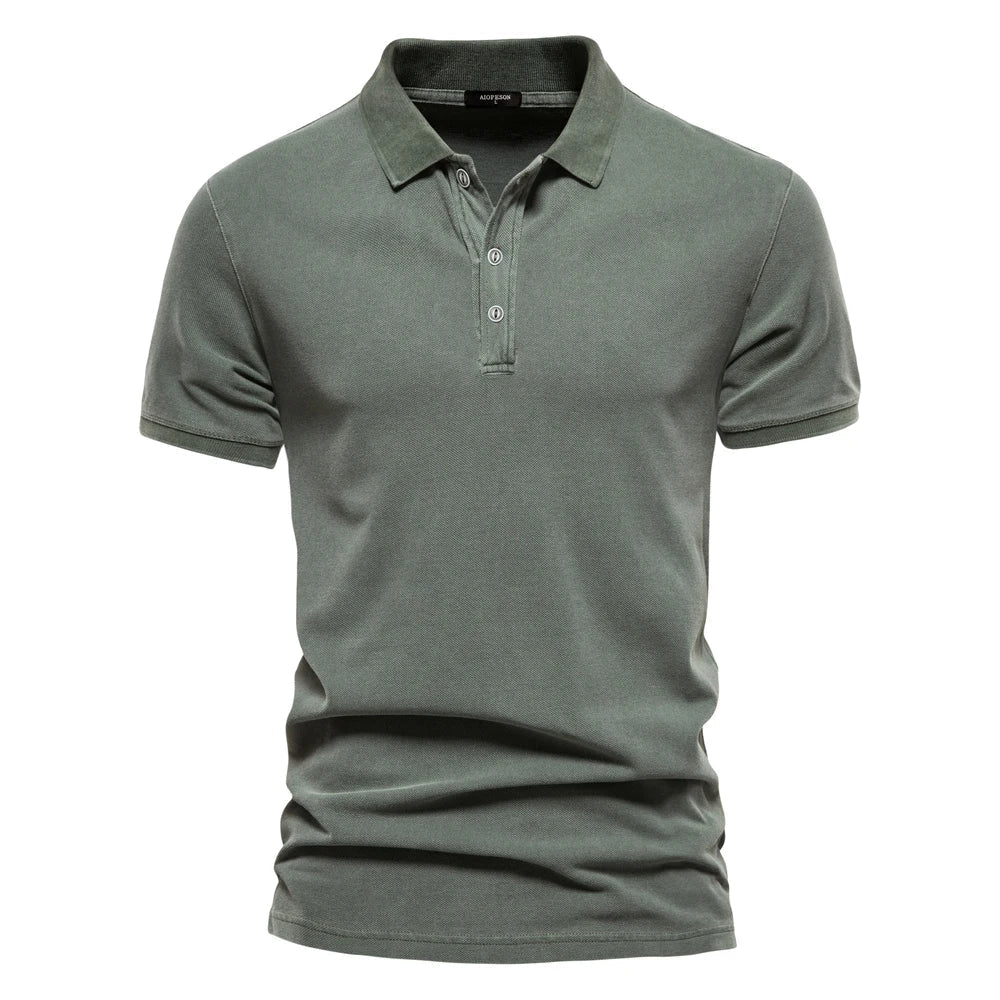 Luis | Camisa Polo Con Efecto Desgastado