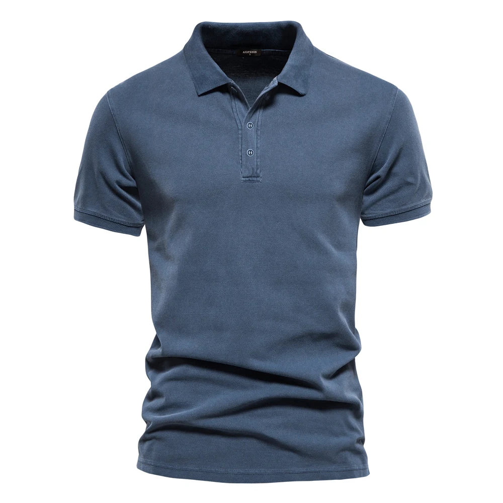 Luis | Camisa Polo Con Efecto Desgastado