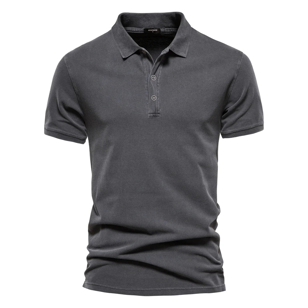 Luis | Camisa Polo Con Efecto Desgastado