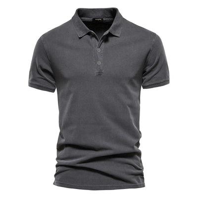 Luis | Camisa Polo Con Efecto Desgastado