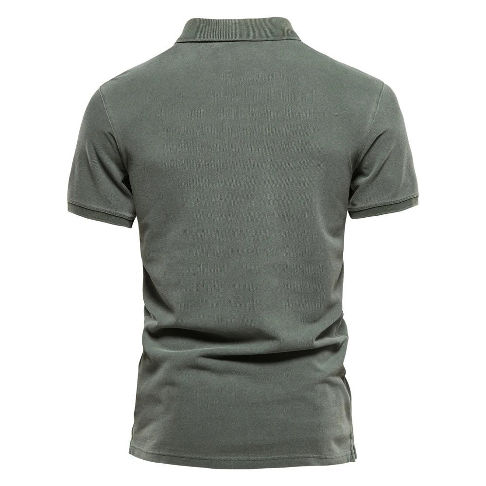 Luis | Camisa Polo Con Efecto Desgastado