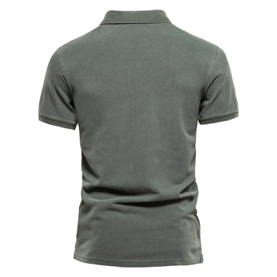 Luis | Camisa Polo Con Efecto Desgastado