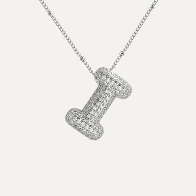 Savannah | Collar de Letra Burbuja con Diamantes Mijn winkel