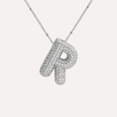 Savannah | Collar de Letra Burbuja con Diamantes Mijn winkel