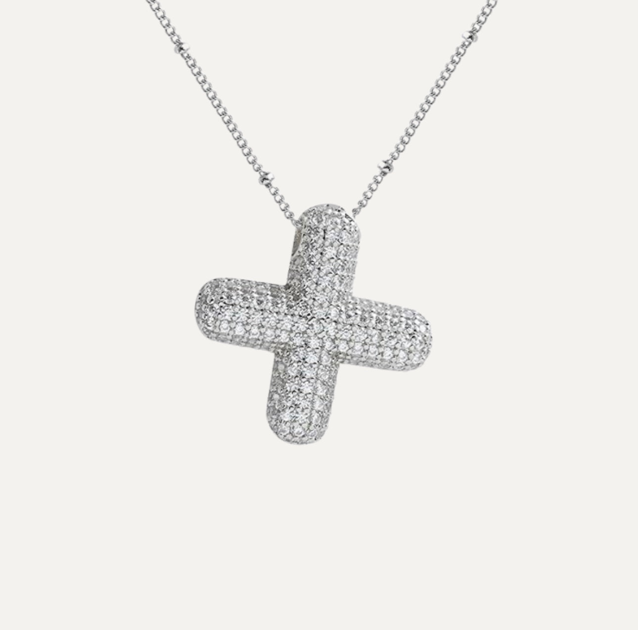 Savannah | Collar de Letra Burbuja con Diamantes Mijn winkel