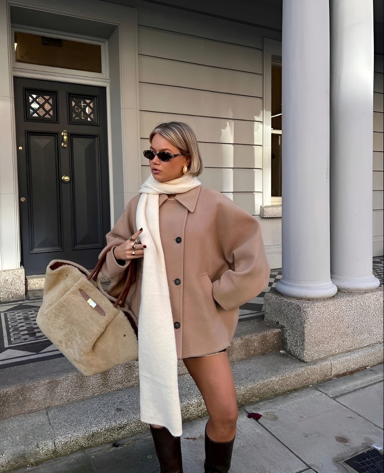 SOFIA | Abrigo De Lana Modn | Chaqueta Para El Otoño