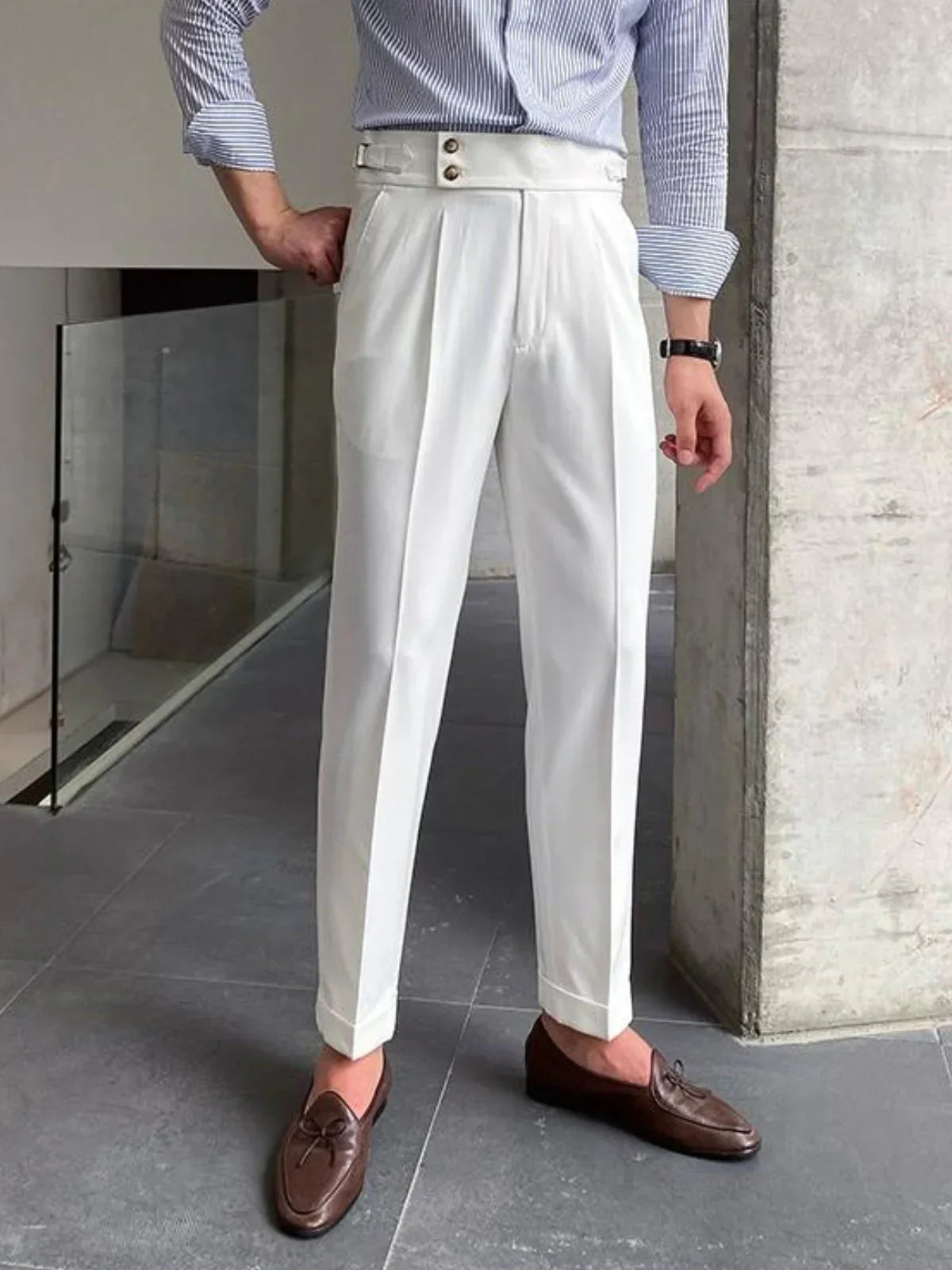 Samir | Pantalones Ajustados De Cintura Alta