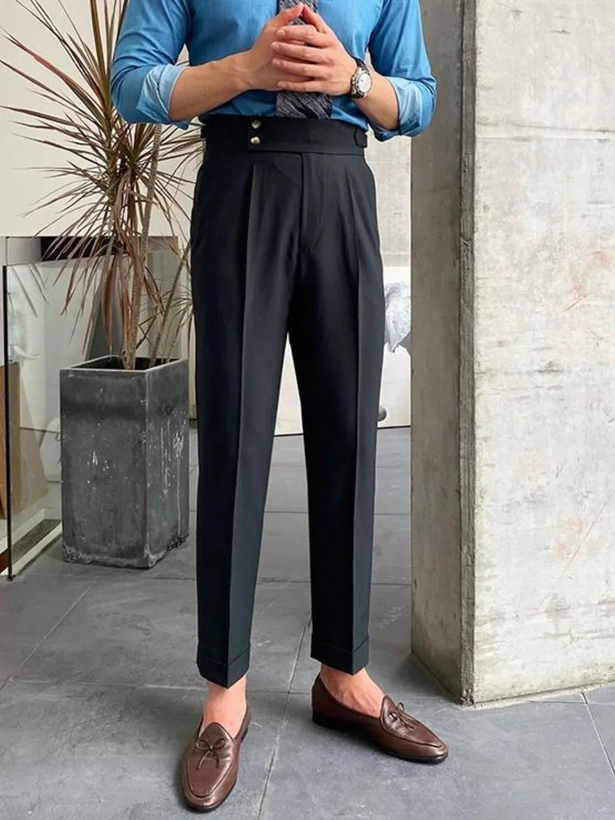 Samir | Pantalones Ajustados De Cintura Alta