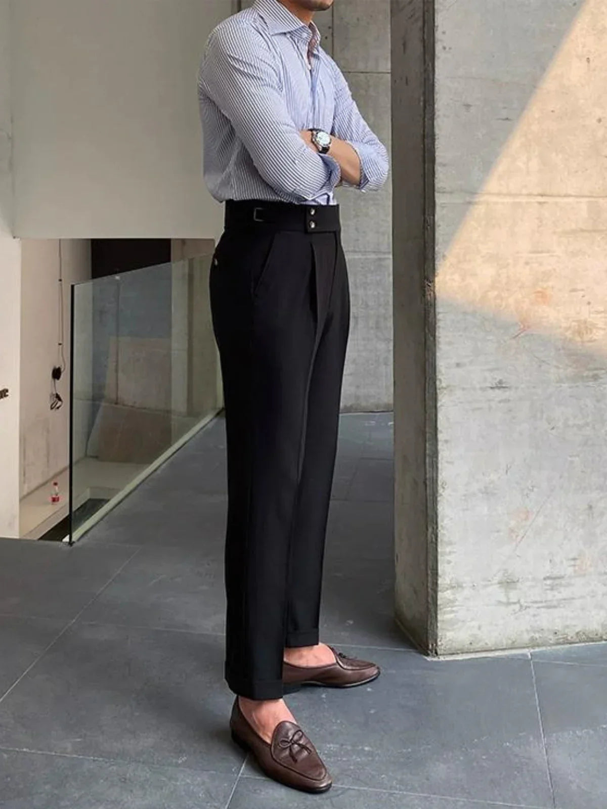 Samir | Pantalones Ajustados De Cintura Alta
