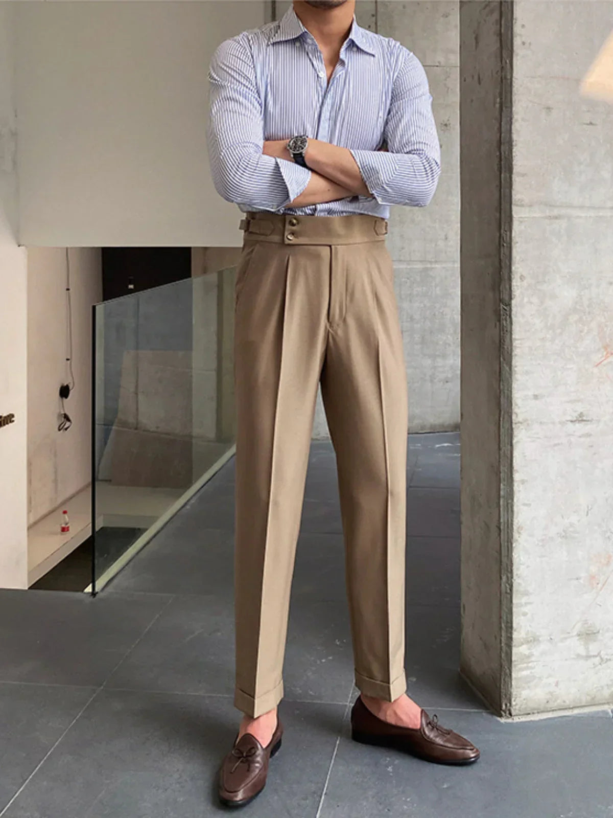 Samir | Pantalones Ajustados De Cintura Alta