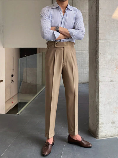Samir | Pantalones Ajustados De Cintura Alta