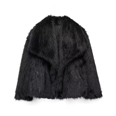 Bárbara | Chaqueta De Piel Sintética Cálida Para Mujeres | Lujo Y Comodidad