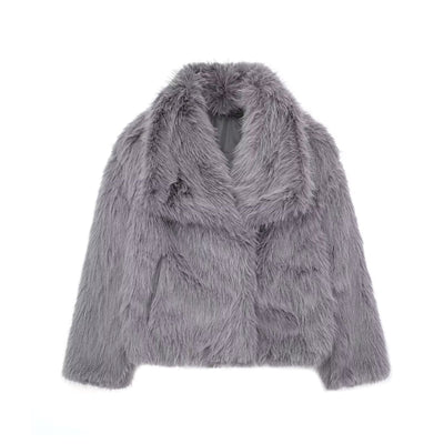 Bárbara | Chaqueta De Piel Sintética Cálida Para Mujeres | Lujo Y Comodidad