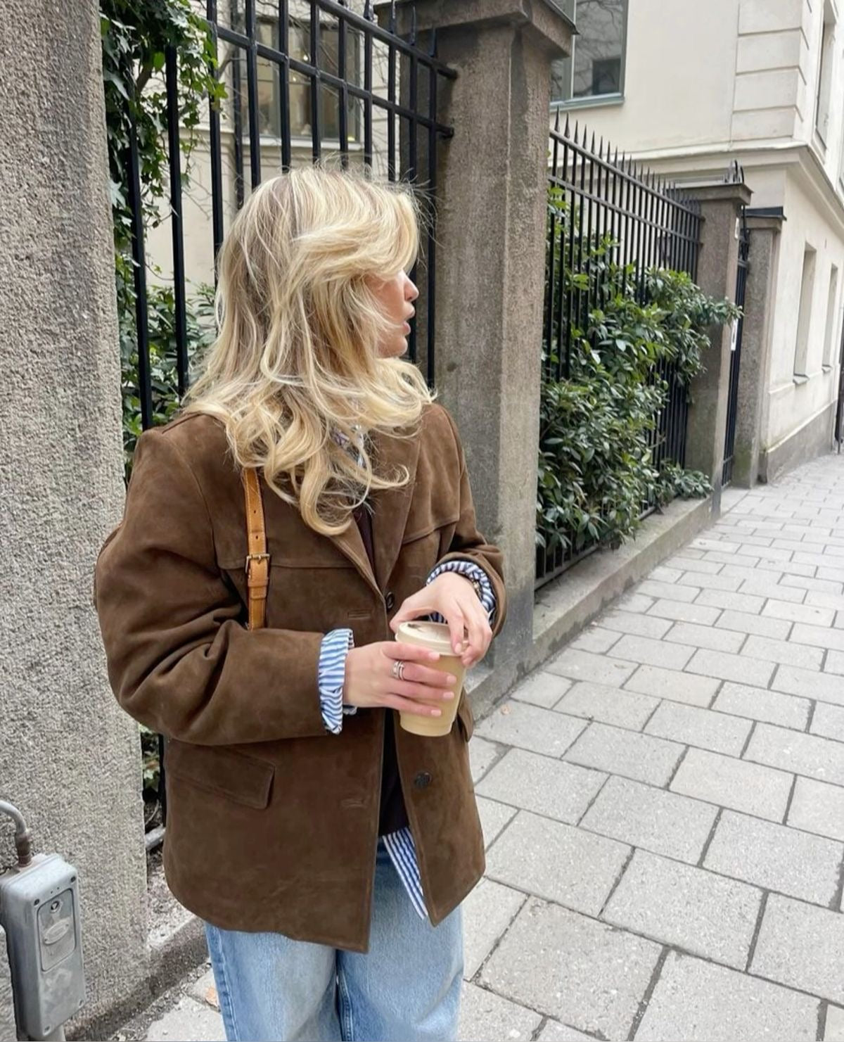 Eva | Chaqueta De Ante Zamszowa Para Otoño | Cálida Y A La Moda