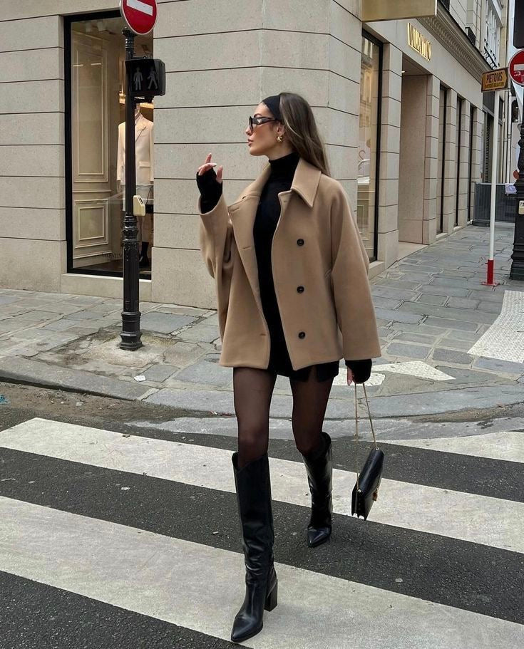 SOFIA | Abrigo De Lana Modn | Chaqueta Para El Otoño