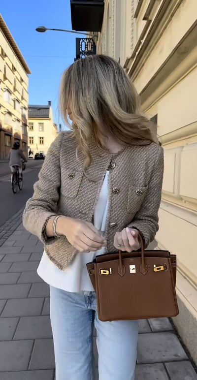 ALINA | Chaleco Elegante De Tweed