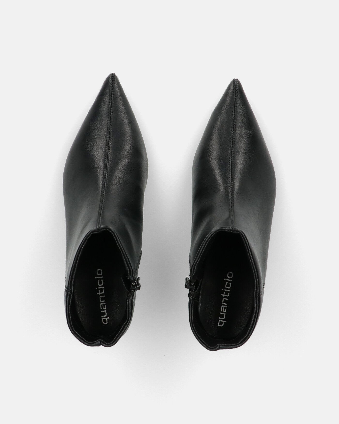 INGA | Botines De Cuero Sintético Negros Con Tacones Bajos