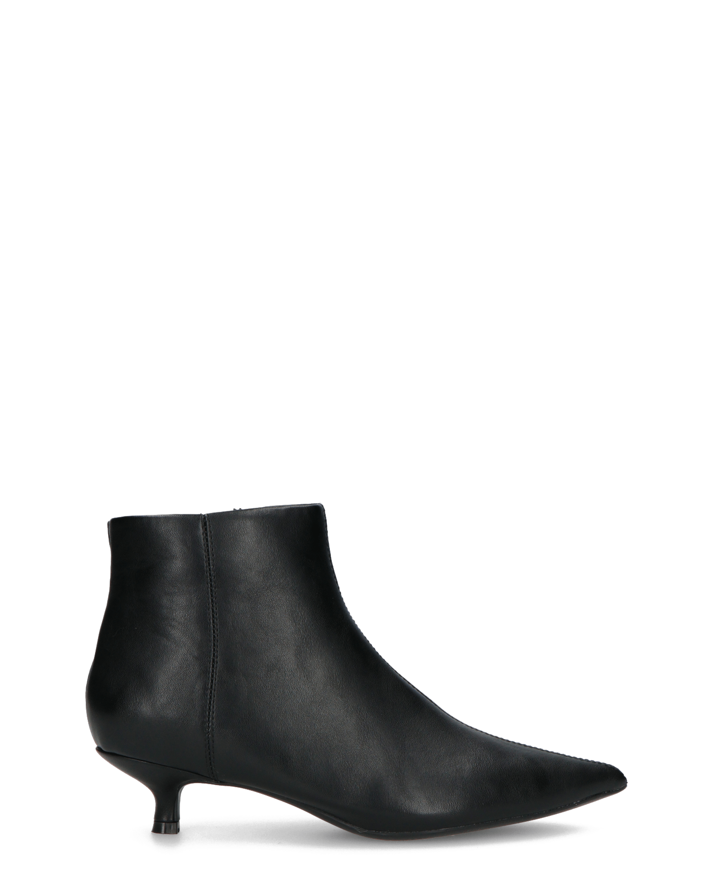 INGA | Botines De Cuero Sintético Negros Con Tacones Bajos