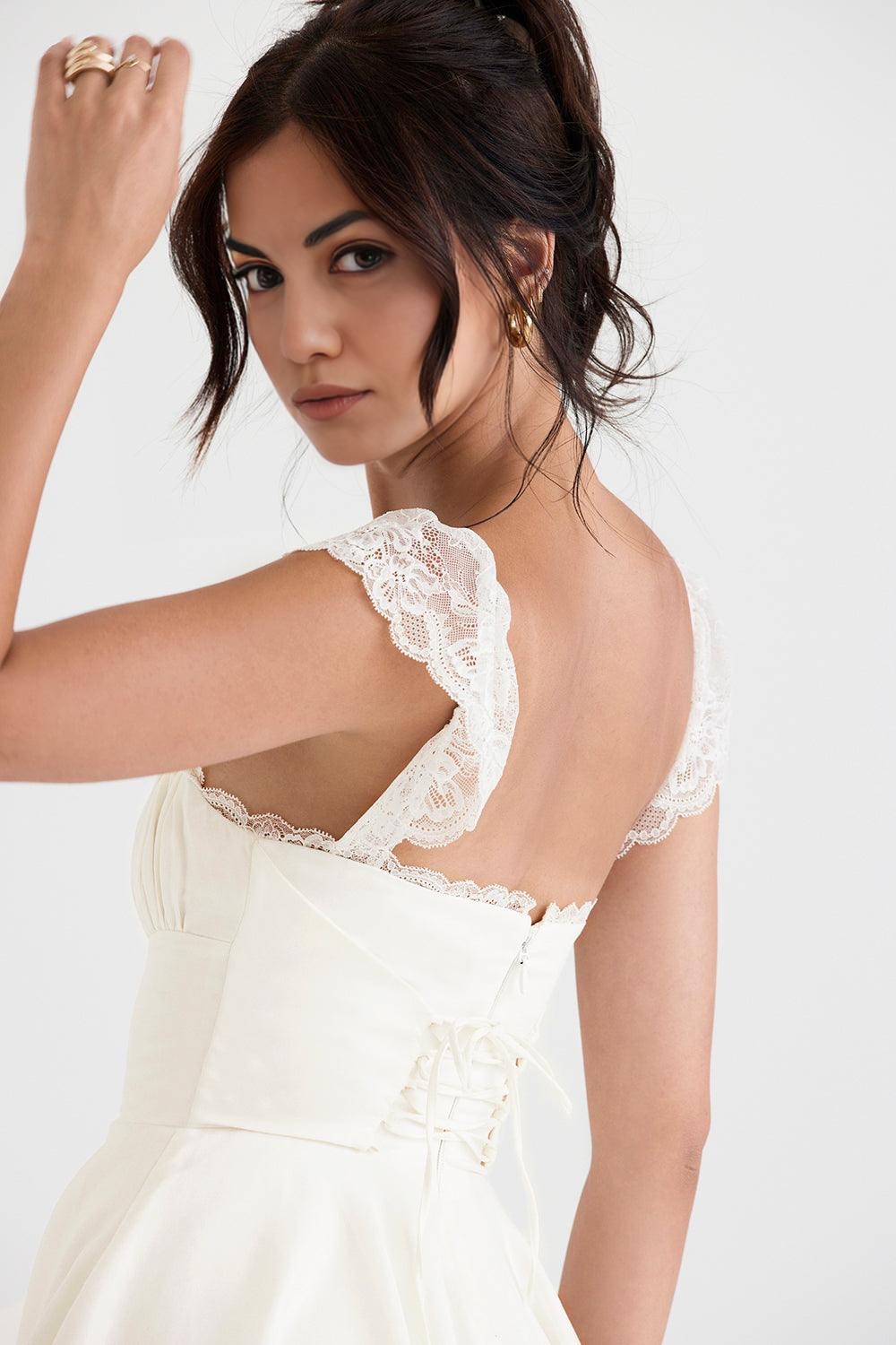 Rebeca | Vestido Bustier De Encaje Jasmin