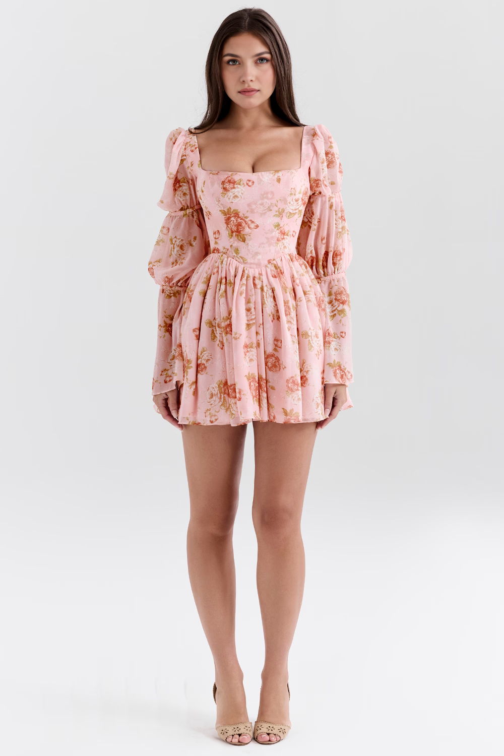 Carla | Vestido De Manga Larga Rosalia