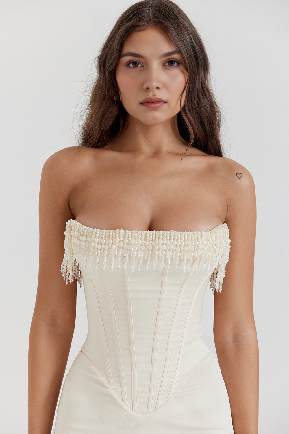 Carolina | Vestido Corset Blanco Luize
