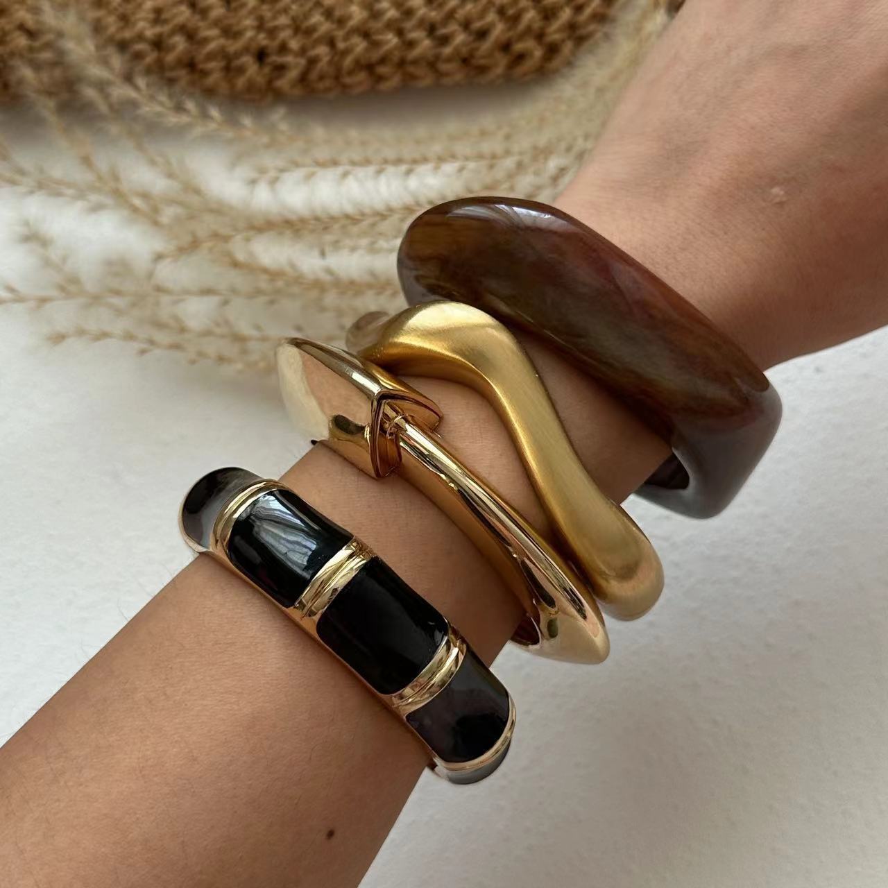 Ensley | Pulsera de Lujo Irregular Mijn winkel