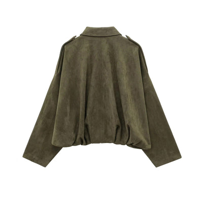 FAYE | Chaqueta Oversize De Ante