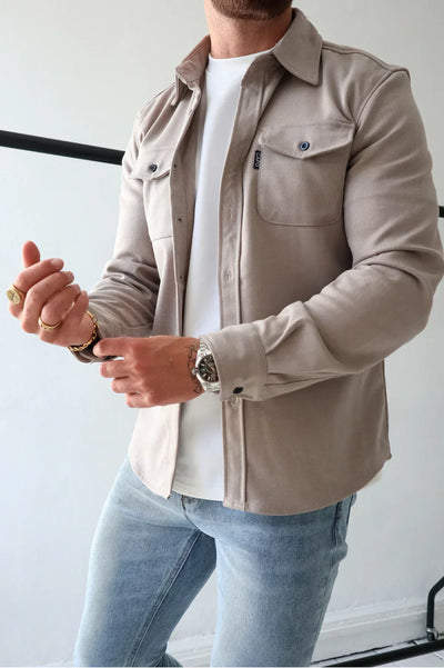 Nahuel | Camisa Exterior Con Bolsillos De