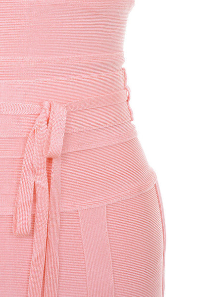 Luna | Vestido Bandage Rosa Karol Firenze