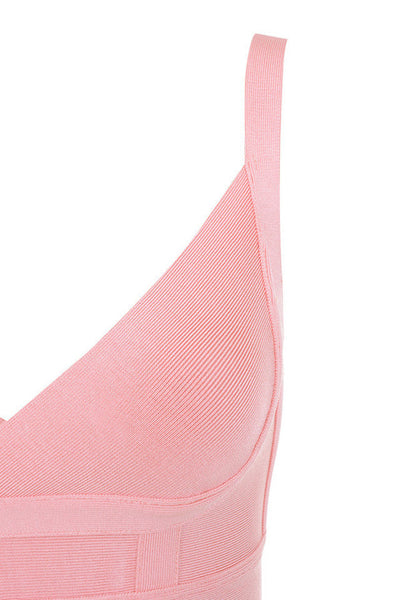 Luna | Vestido Bandage Rosa Karol Firenze