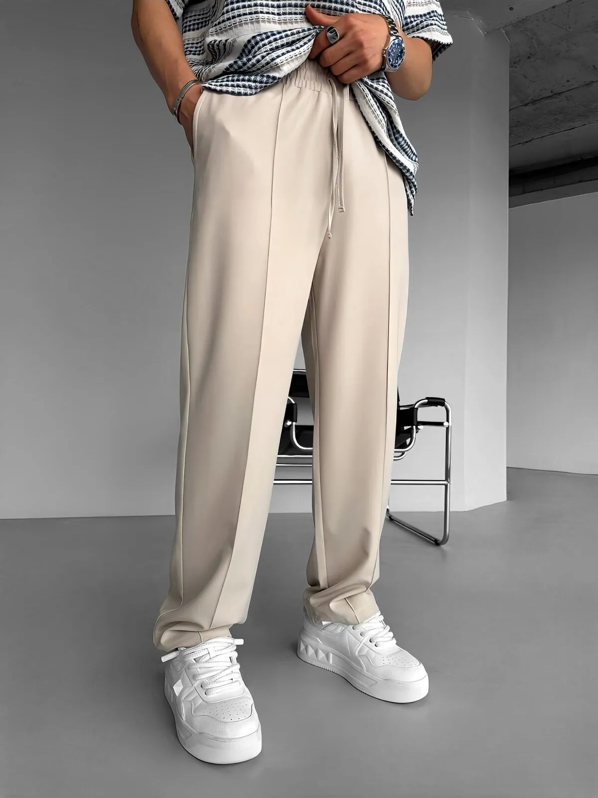 Ivan | Pantalones Chinos Plisados